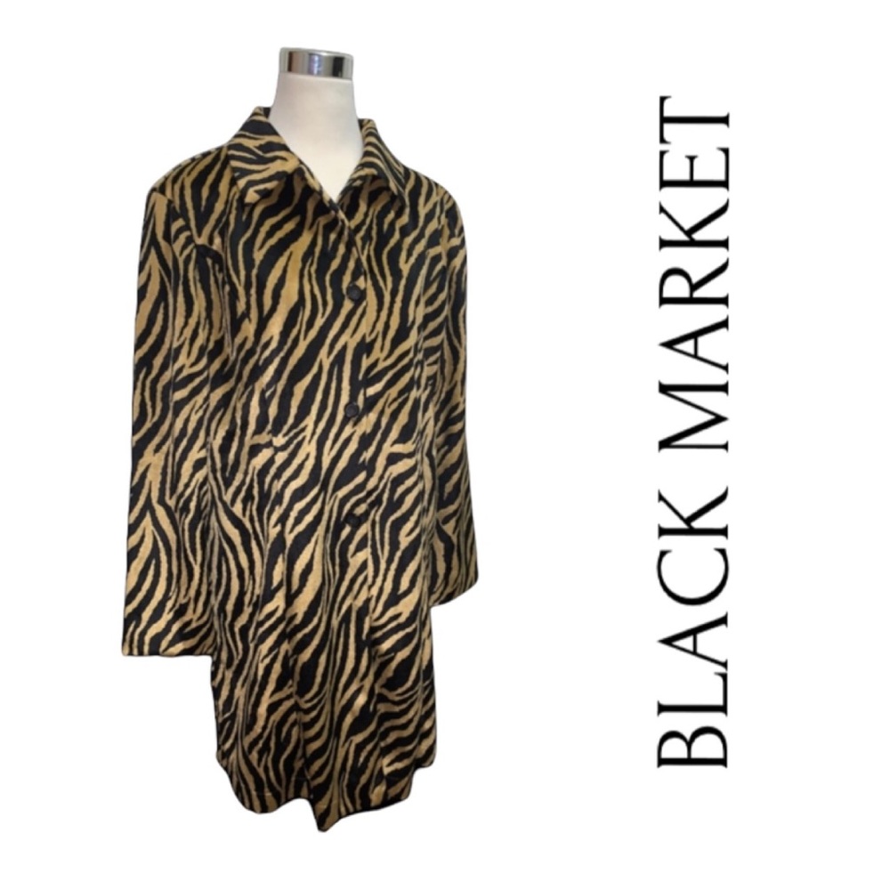 Zebra Print Transitional Coat - image 1